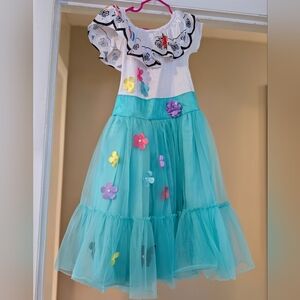 Encanto Dress with Turquoise Skirt